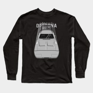 Dodge Charger Daytona 1969 - silver Long Sleeve T-Shirt